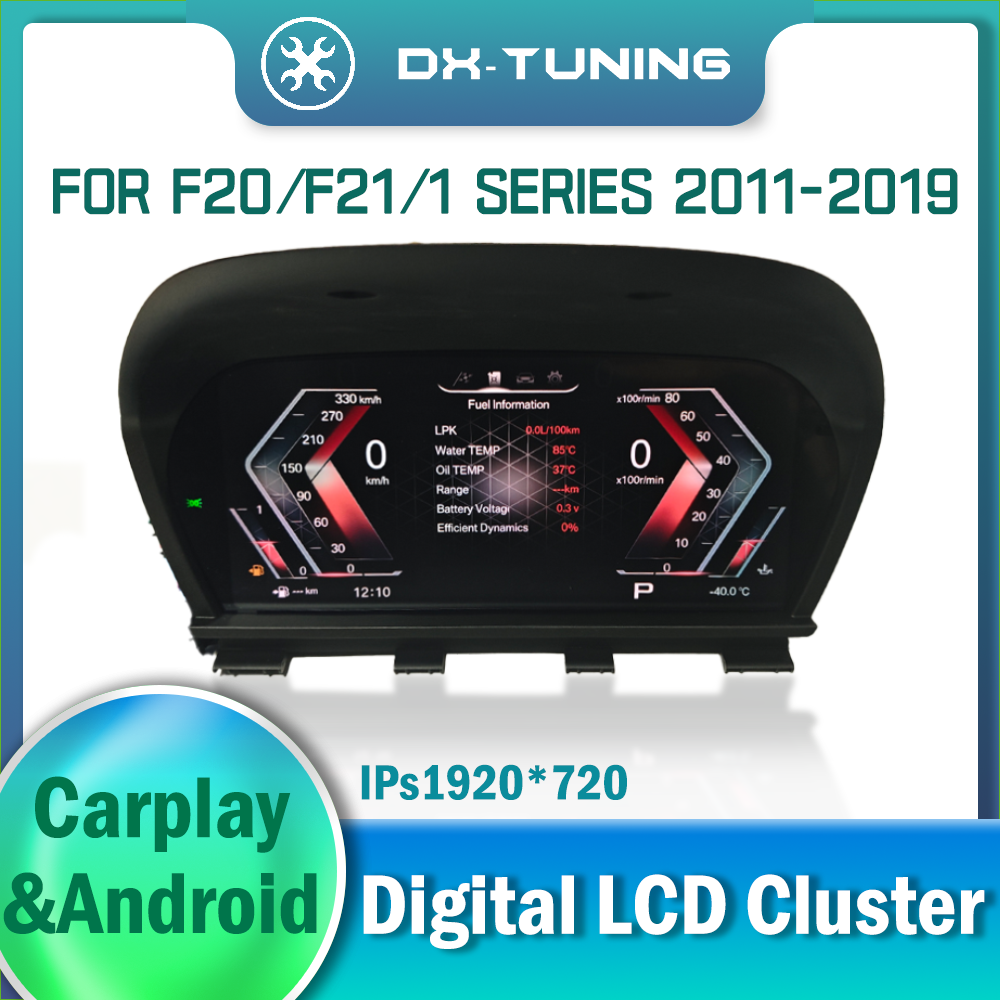 Instrument Cluster for BMW 1 Series F20 F21 2011-2019 Digital LCD Panel Speedometer Virtual Gauge