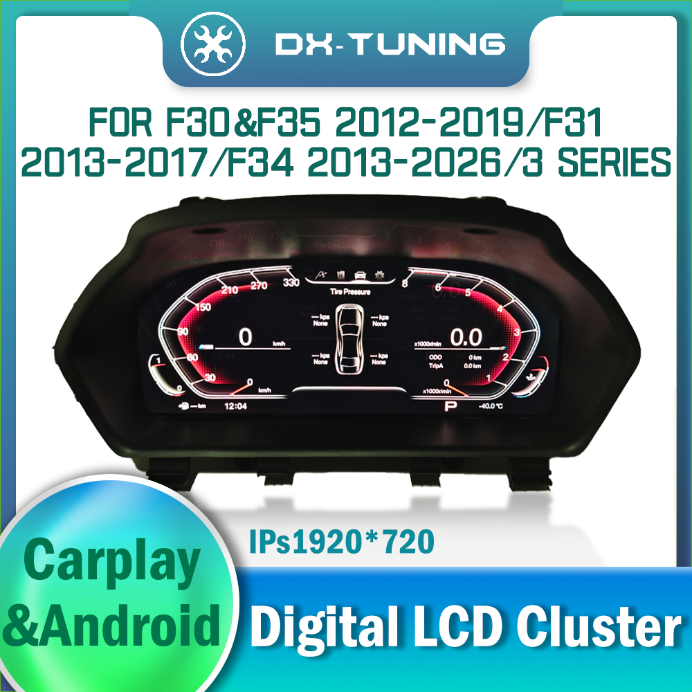 Digital LCD Dashboard Instrument Panel Display for BMW 3 Series F30 F35 2012-2019 F31 2013-2017 F34 2013-2026