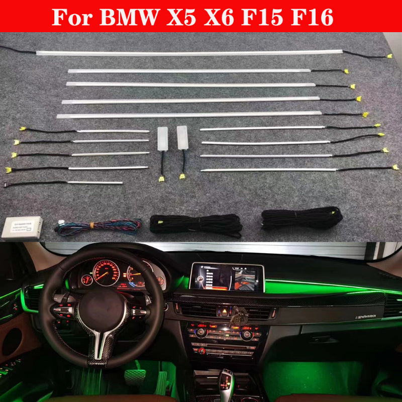 Ambient light decorative lighting tuning car for BMW X5 X6 F15 F16  2014-2020