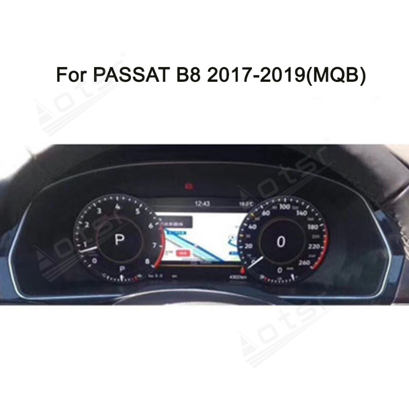 Digital cluster For VW B8 PASSAT CC golf MK7  GTI