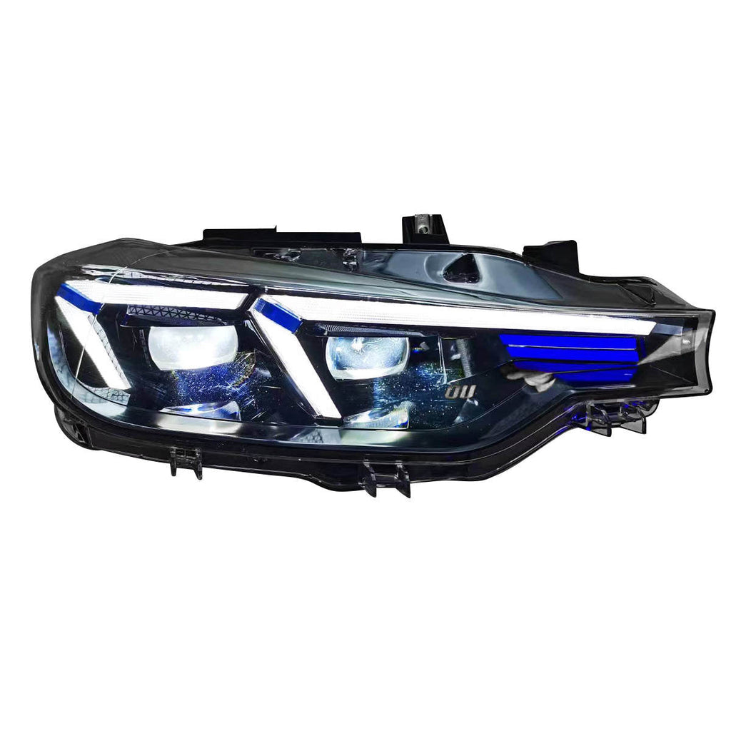 G2X Style V2 LED Angel Eye Projector Headlights w/ Sequential Turn Signals for F30 3-series