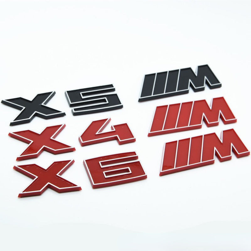 X5M X6M  logo for BMW E53 E70 F85 F15 F16